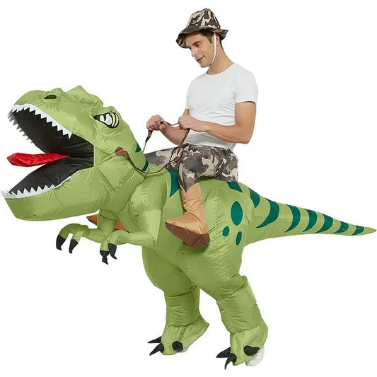 Déguisement dinosaure Gonflable avec Chapeau