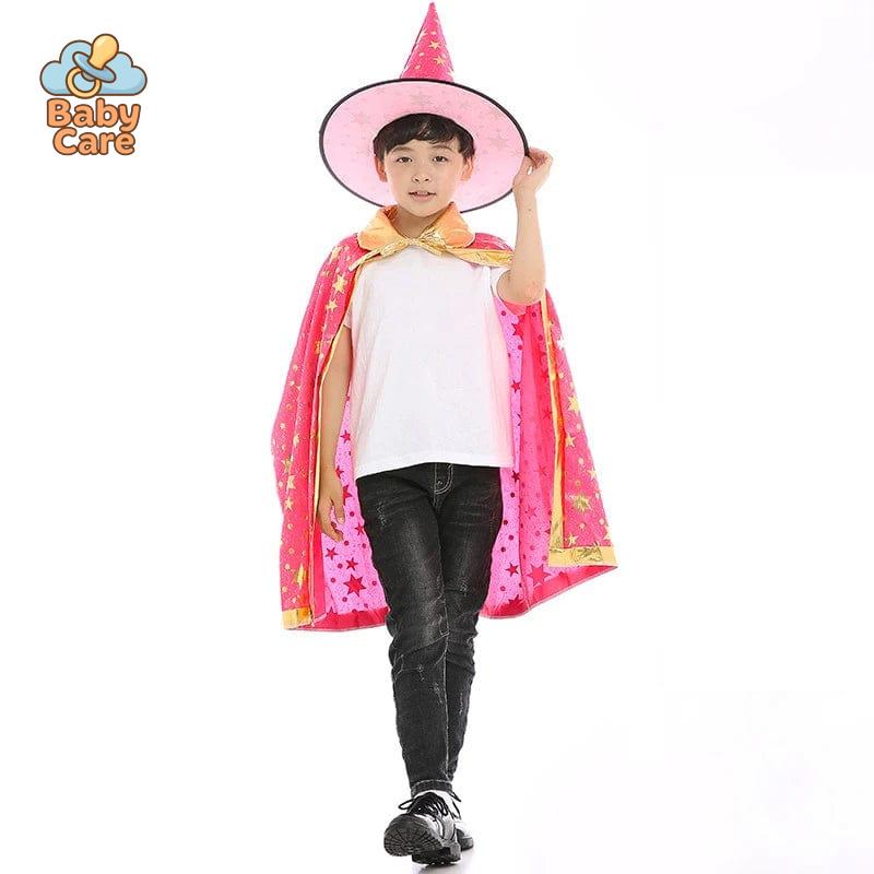 Déguisement de magicien Enfant Cape et Chapeau