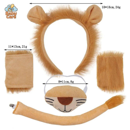 Déguisement Lion Enfant avec Jupe et Accessoires