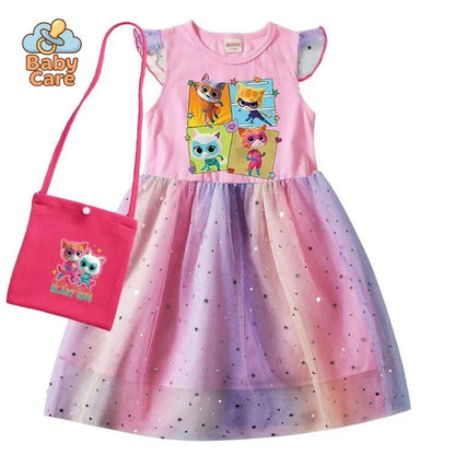 Déguisement Chat Robe Fille avec Accessoires