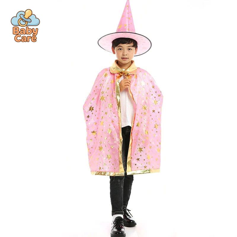Déguisement de magicien Enfant Cape et Chapeau