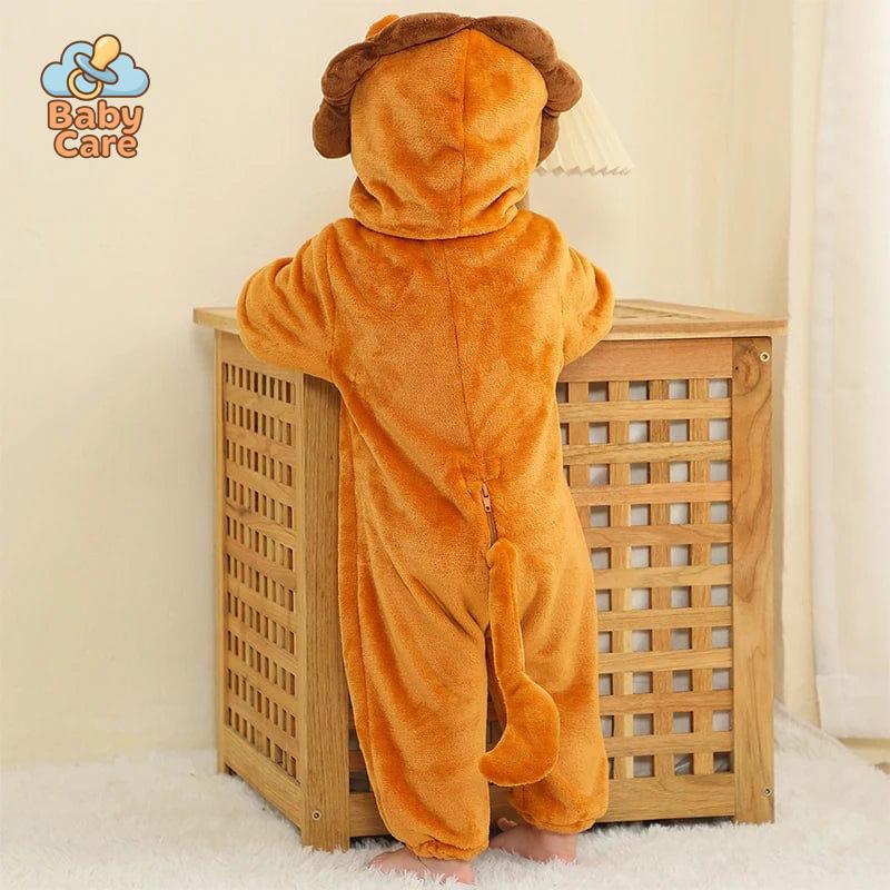 Déguisement Lion Pyjama Bébé Flanelle Doux