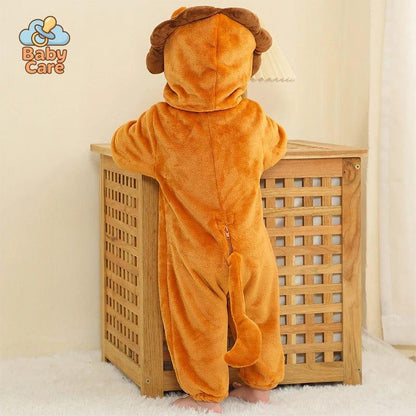 Déguisement Lion Pyjama Bébé Flanelle Doux