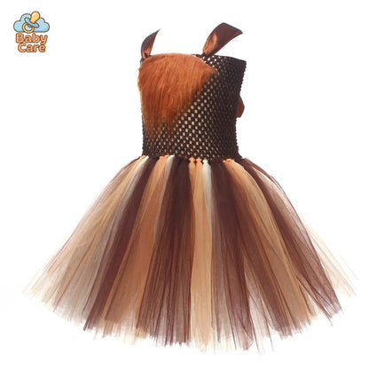 Déguisement Lion Tutu Fille avec Accessoires