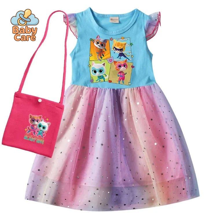 Déguisement Chat Robe Fille avec Accessoires