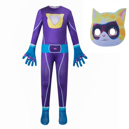 Déguisement Chat Combinaison Super Kitties Cosplay Enfant