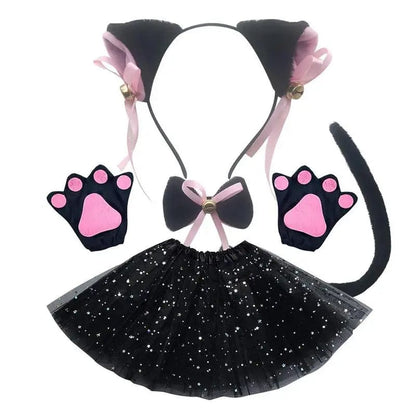 Déguisement Chat Set d'Accessoires Cosplay Enfant