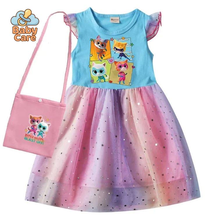 Déguisement Chat Robe Fille avec Accessoires