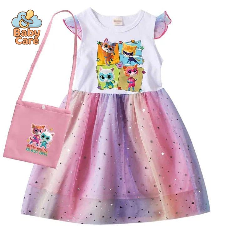 Déguisement Chat Robe Fille avec Accessoires