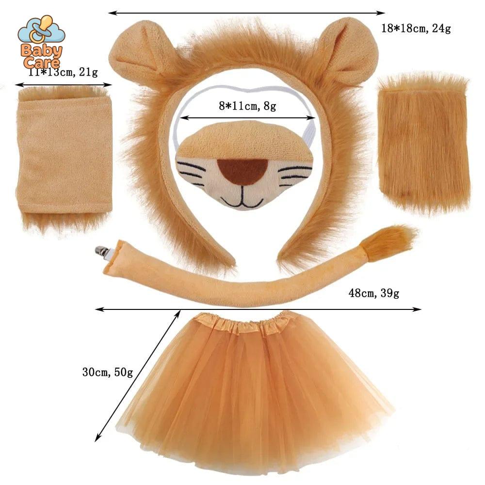 Déguisement Lion Enfant avec Jupe et Accessoires
