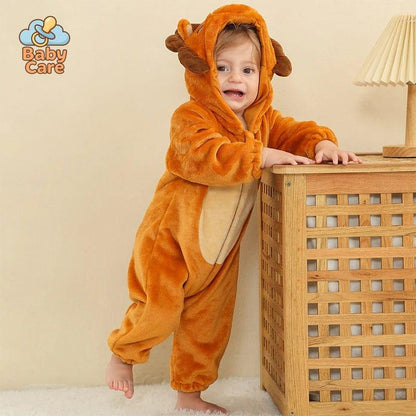 Déguisement Lion Pyjama Bébé Flanelle Doux