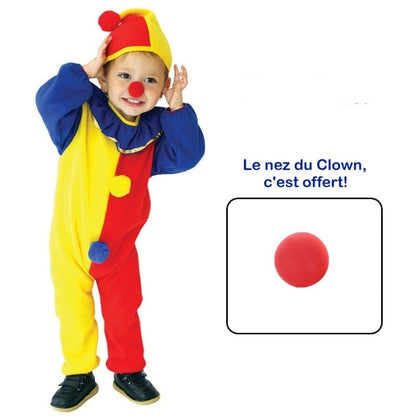 Déguisement carnaval clown bébé