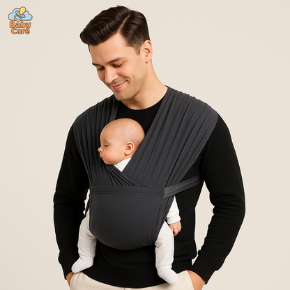 Echarpe de portage Bébé - vue de face