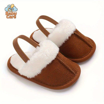Chaussons Mignons en Peluche pour Bébés