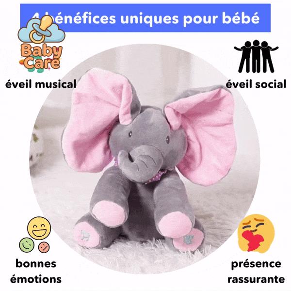 Bibou : l'Elephant Cache-Cache Musical | Baby Care