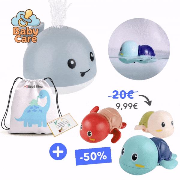 Jouet de Bain - Baleine d'Éveil