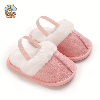 Chaussons Mignons en Peluche pour Bébés