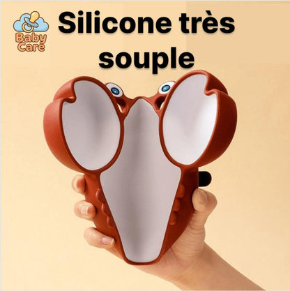 Assiette Silicone Bébé Crabe | Baby Care
