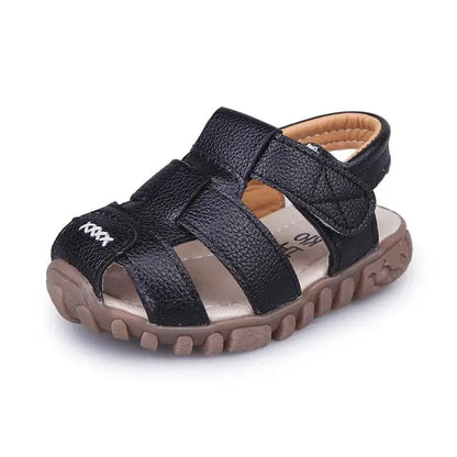 Sandales bébé garçon et filles en cuir souple