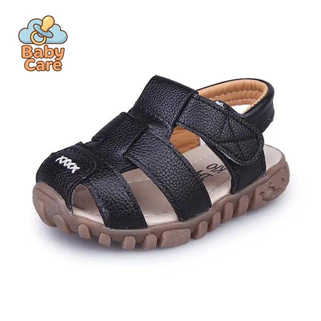 Sandales bébé garçon et filles en cuir souple