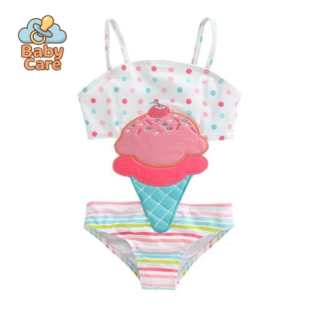 Maillot de bain une pièce mignon bébé fille