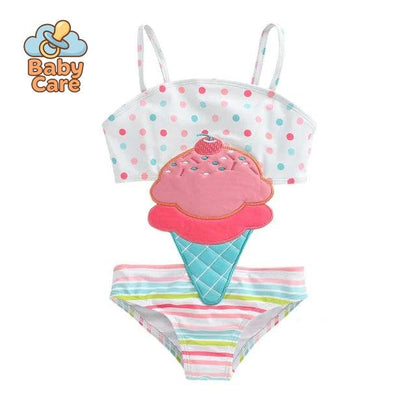 Maillot de bain une pièce mignon bébé fille