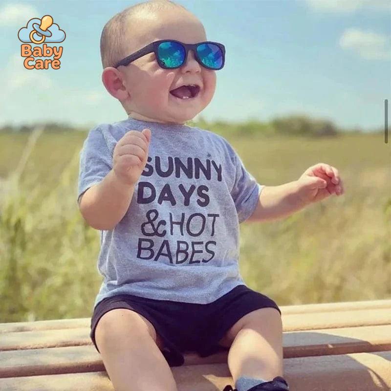 Lunettes de soleil bébé polarisées flexibles avec sangle