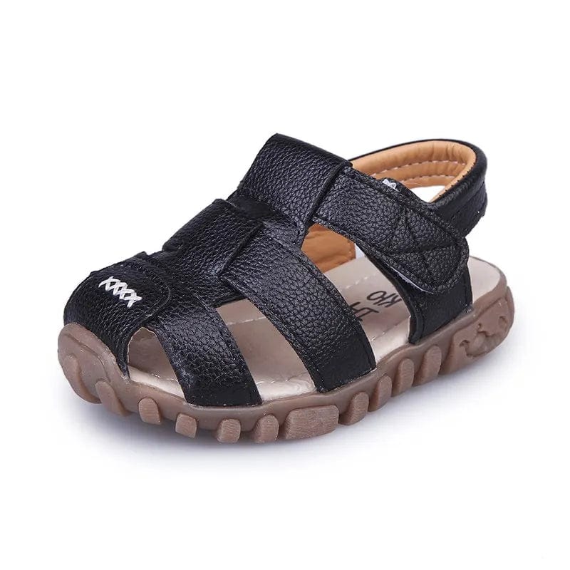 Sandales bébé garçon et filles en cuir souple