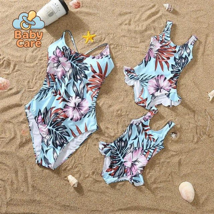 Maillot de bain assorti maman bébé fille bikini
