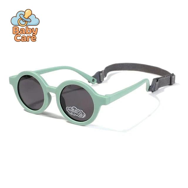 Lunettes de soleil bébé rondes avec sangle