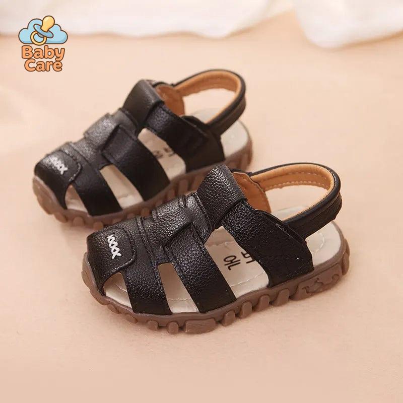 Sandales bébé garçon et filles en cuir souple