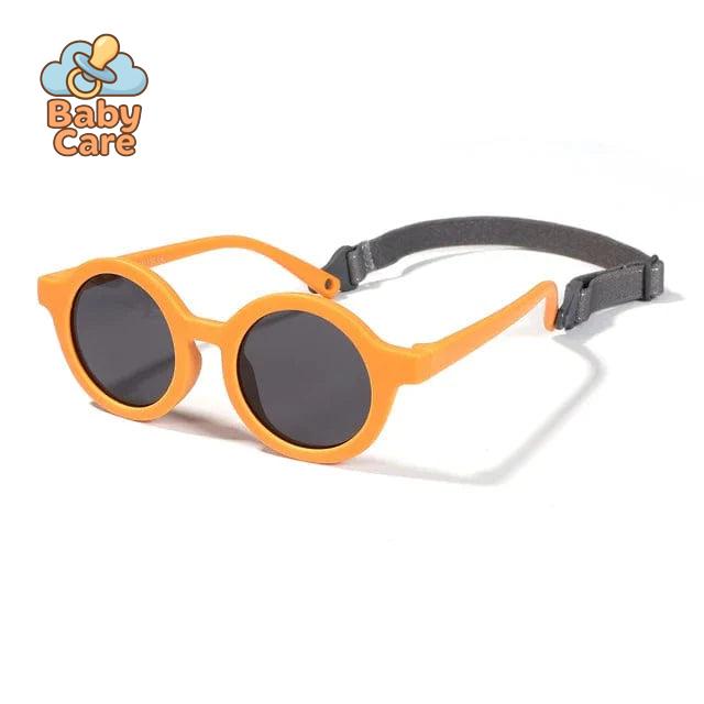 Lunettes de soleil bébé rondes avec sangle