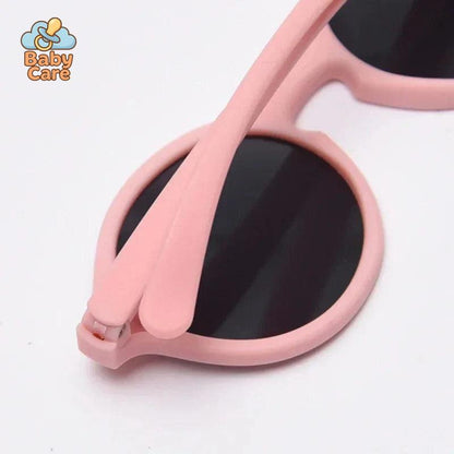 Lunettes de soleil bébé flexibles avec sangle UV400