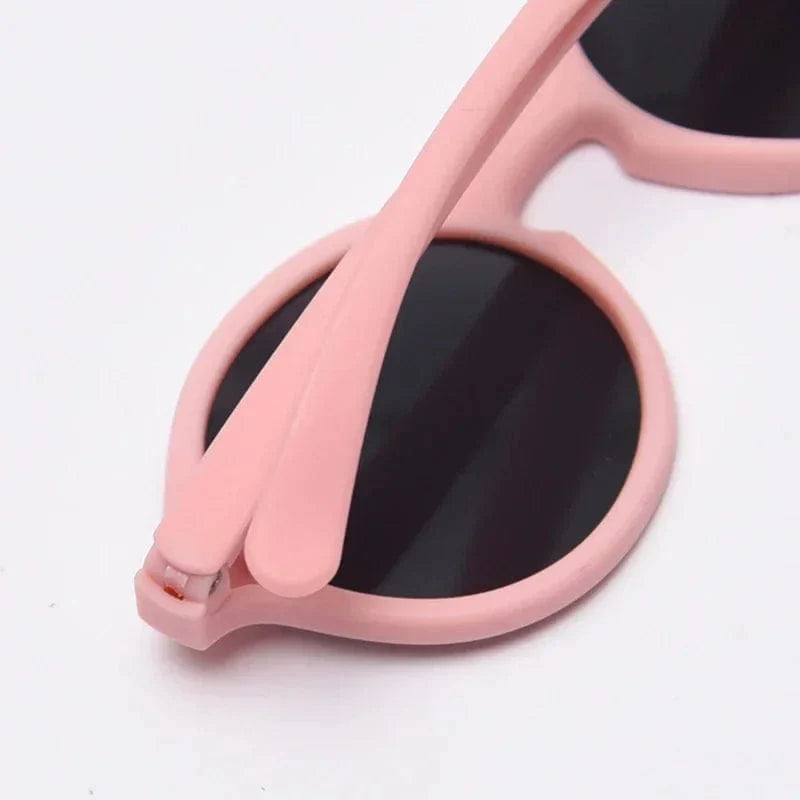 Lunettes de soleil bébé flexibles avec sangle UV400