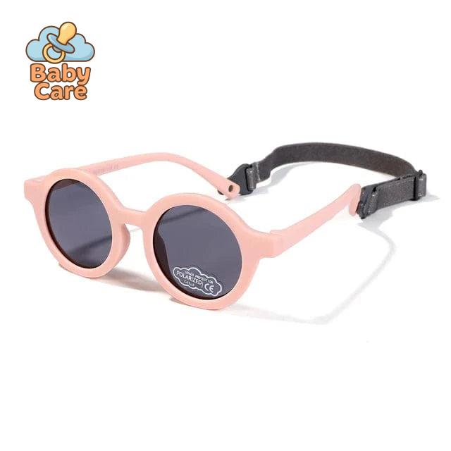 Lunettes de soleil bébé rondes avec sangle