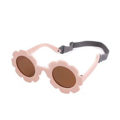 Lunettes de soleil tournesol pour bébé avec sangle