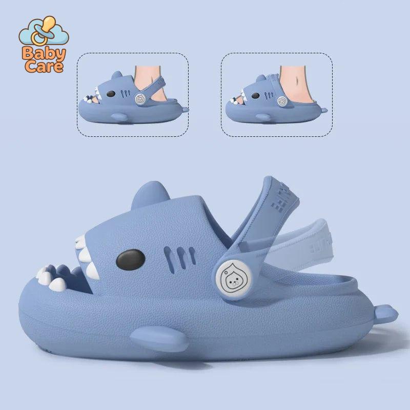 Sandales bébé garçon et filles souples requin
