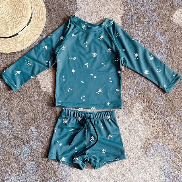 Maillot de bain bébé garçon vacances hawaïens