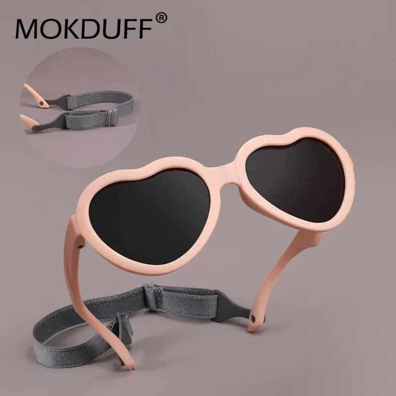 Lunettes de soleil bébé coeur 0-2 ans