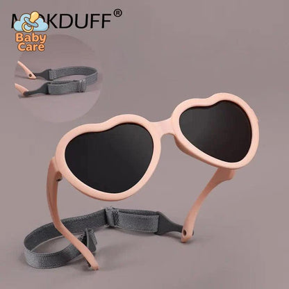 Lunettes de soleil bébé coeur 0-2 ans