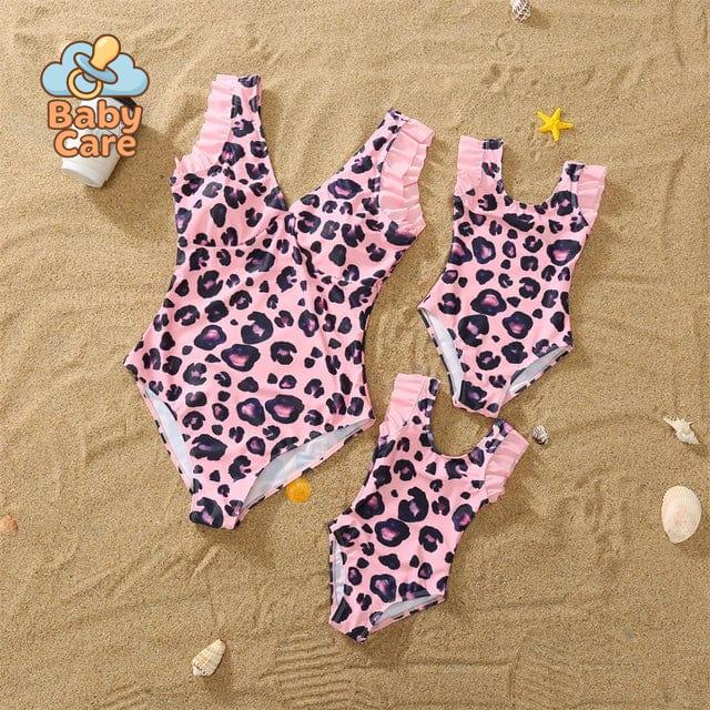 Maillot de bain assorti maman bébé fille bikini