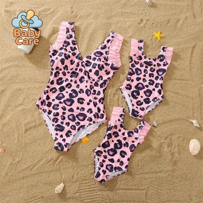 Maillot de bain assorti maman bébé fille bikini