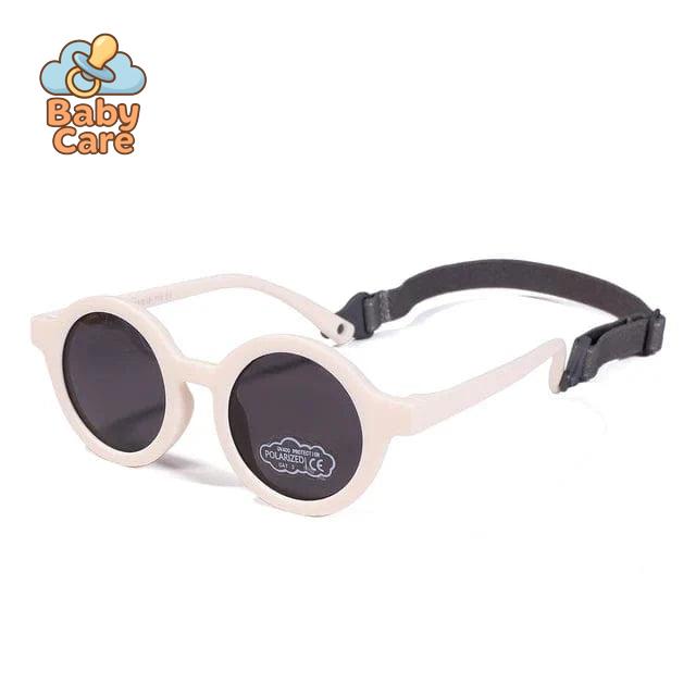 Lunettes de soleil bébé rondes avec sangle