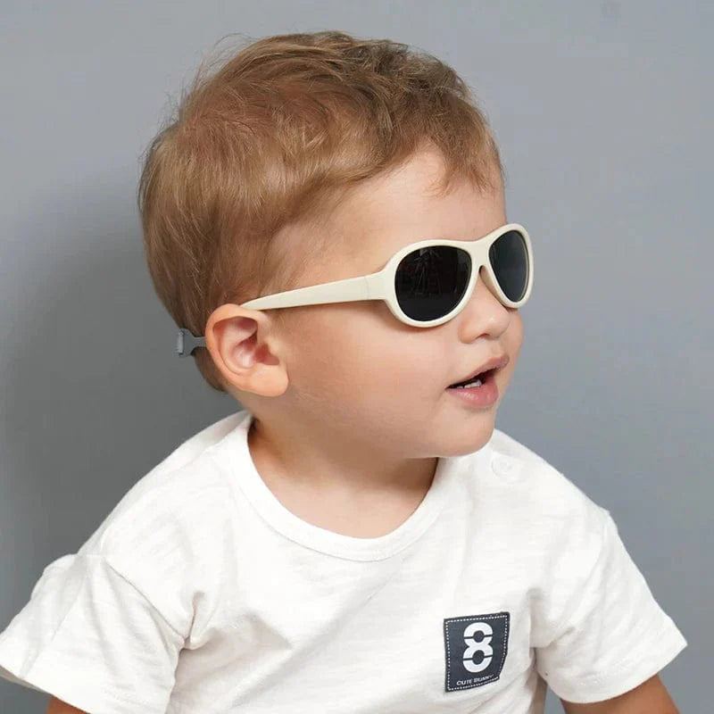 Lunettes de soleil bébé flexible avec sangle réglable 0-3 ans