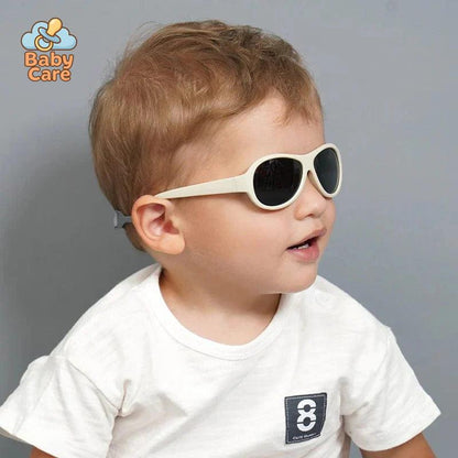 Lunettes de soleil bébé flexible avec sangle réglable 0-3 ans
