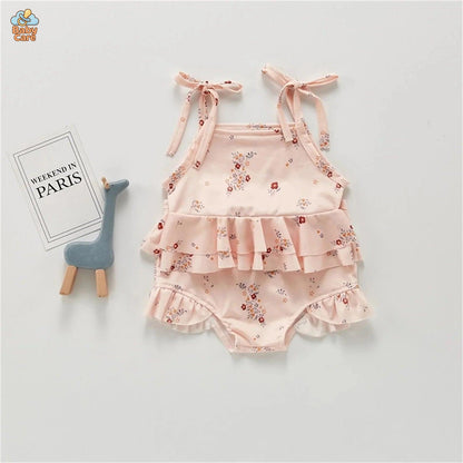 Maillot de bain bébé à imprimé floral