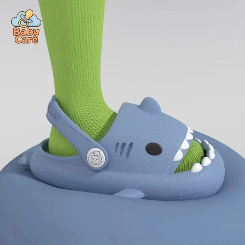 Sandales bébé garçon et filles souples requin