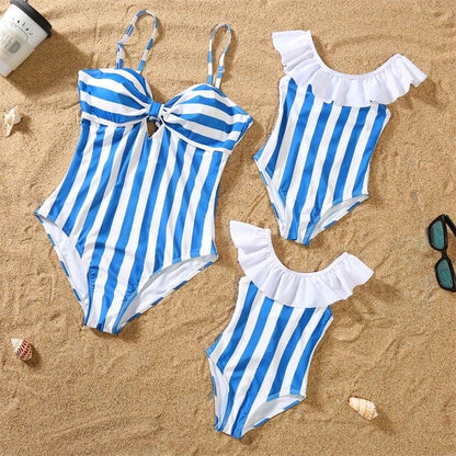 Maillot de bain assorti maman bébé fille bikini