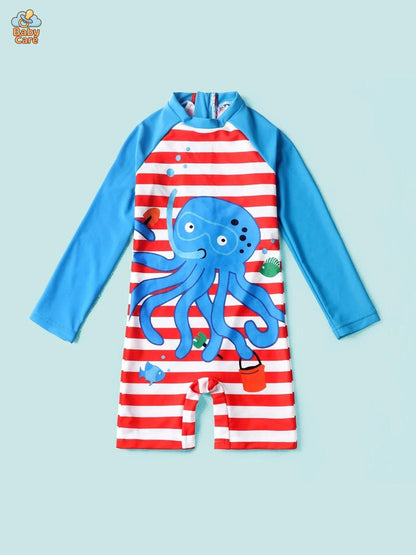 Maillot de bain bébé pieuvre protection UV