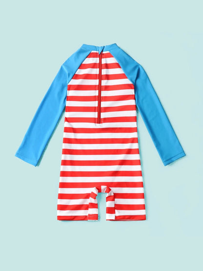 Maillot de bain bébé pieuvre protection UV